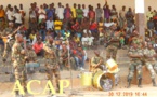 Concert public de l'orchestre Commando Jazz à Bouar