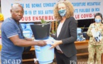 La MINUSCA  soutient les médias centrafricains avec des kits de protection contre le COVID-19