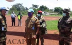 Visite de travail du général Zéphirin Mamadou à Obo.