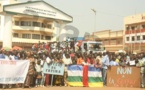 Marche de protestation contre la rébellion séléka
