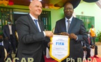 Le Président de la Fédération Internationale de Football Association à Bangui pour avancer les dossiers en cours
