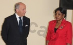 Laurent Fabius à Bangui pour une visite de travail