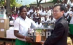 Le Proviseur du Lycée Technique Féminin de Bangui, Mme Françoise Ngounzou Mandji lance un appel aux partenaires au développement pour la réhabilitation des bâtiments de son établissement