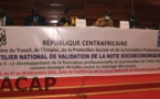 Ouverture des travaux de l’atelier de validation de la note socio-économique