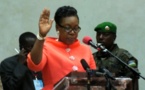 Catherine Samba-Panza prête serment devant la Cour constitutionnelle de Transition