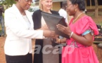 Le ministre de la Communication et de la Réconciliation Nationale, Mme. Antoinette Montaigne exhorte les jeunes filles à bannir la division et l’esprit de vengeance