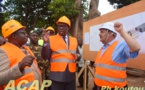 Le Premier Ministre visite les travaux de construction d’une station de pompage d’eau brut