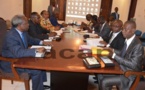 Le Président de l’Autorité Nationale des Elections (ANE), Dieudonné Kombo Yaya le Président du cadre des concertations, Claude Lenga à la recherche d’un consensus national relatif à la tenue des élections