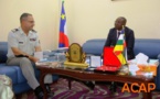 Le Ministre de la Défense nationale a reçu en audience l’attaché de défense près de l’ambassade de France en Centrafrique.