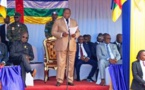 Le président Faustin Archange Touadéra inaugure le champ solaire, photovoltaïque de Danzi