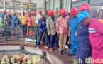 Visite du ministre de l’Energie et de l’Hydraulique sur le site de Boali 2