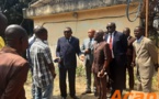 Visite de travail du Ministre Balalou au centre émetteur de la Radio et de la Télévision nationale