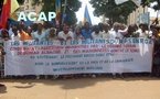 Marche de protestation à Bangui contre l’attaque de N’djaména par des rebelles
