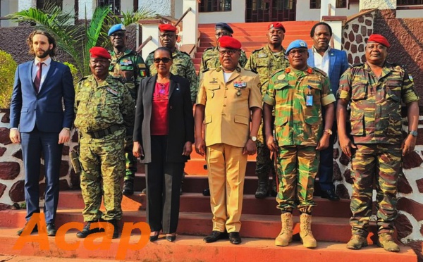​Tête à tête entre le général Zéphirin Mamadou et l’ambassadrice Valentine Rugwabiza