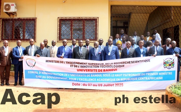 Ouverture des travaux du conseil d’administration de l’Université de Bangui